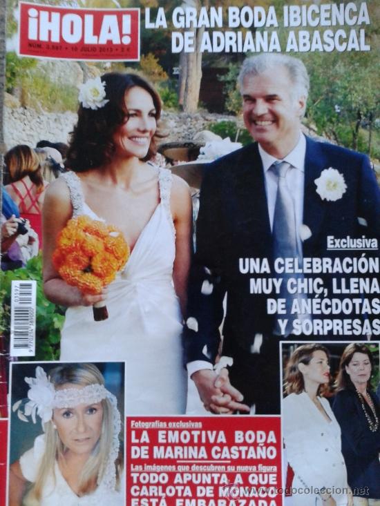 Sammeln von Zeitschriften &iexcl;Hola!: REVISTA HOLA N&ordm; 3597 - 10 JULIO 2013 -- LA GRAN BODA IBICENCA DE ADRIANA ABASCAL --