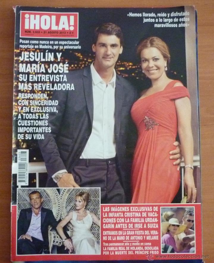 Collectionnisme de Magazine &iexcl;Hola!: Revista Hola n&ordm; 3603 agosto 2013