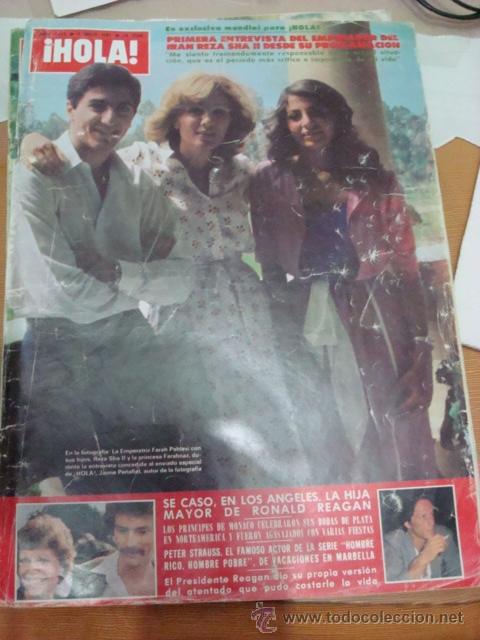 Collectionnisme de Magazine &iexcl;Hola!: PRINCESS GRACE- TANYA ROBERTS- JULIO IGLESIAS- LAUREN BACALL