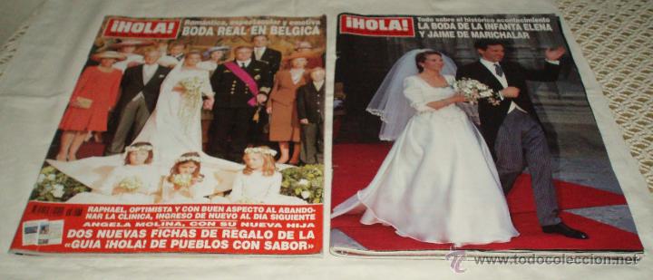 Collectionnisme de Magazine &iexcl;Hola!: dos revistas hola dos bodas muy interesantes1995-2003
