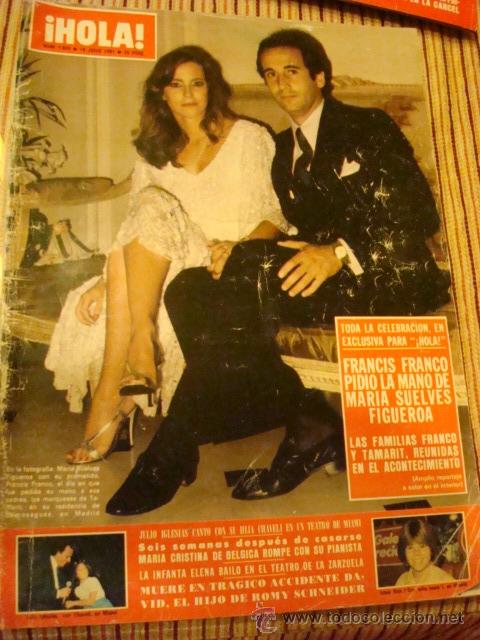 Collectionnisme de Magazine &iexcl;Hola!: JULIO IGLESIAS- PRINCESA DIANA- NORMA DUVAL.