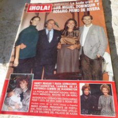 Coleccionismo de Revista Hola: REVISTA ¡HOLA! NUMERO 2.262 24 DE DICIEMBRE DE 1987 REV-92. Lote 41720979