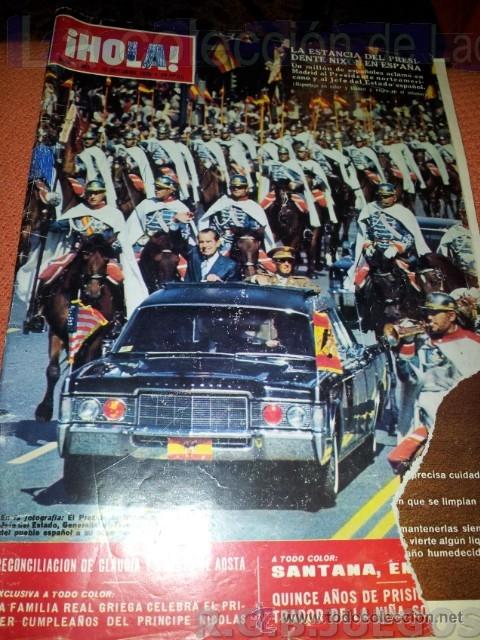 Collectionnisme de Magazine &iexcl;Hola!: REVISTA HOLA NUMERO 1363.10 OCTUBRE 1970 NIXON