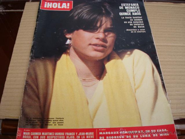 Coleccionismo de Revista Hola: ANTONIO FLORES- ROCIO DURCAL- CARMEN MARTINEZ-BORDIU