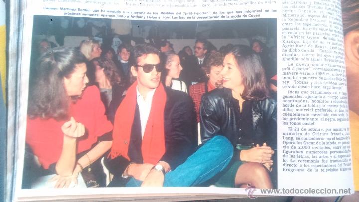 Coleccionismo de Revista Hola: RECORTES ANTHONY DELON - Foto 1