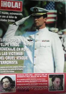 Collectionnisme de Magazine &iexcl;Hola!: &iexcl;Hola!, 27 de septiembre de 2001