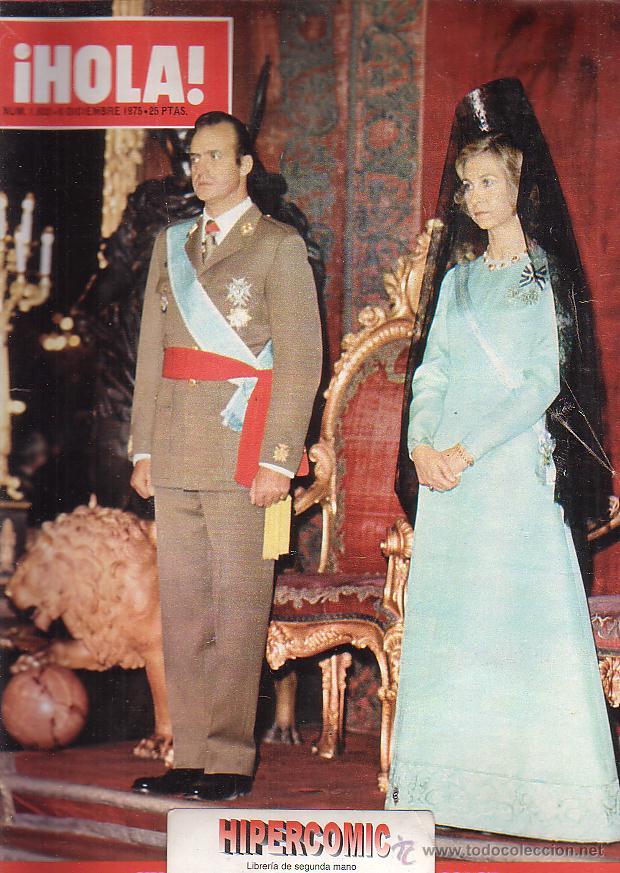 Coleccionismo de Revista Hola: HOLA N&ordm; 1632 - DICIEMBRE 1975 - HOMENAJE A LOS REYES DE ESPA&Ntilde;A