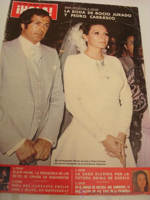 Coleccionismo de Revista Hola: BODA ROCIO JURADO- CAMILO SESTO- BODA EMILIO JOSE