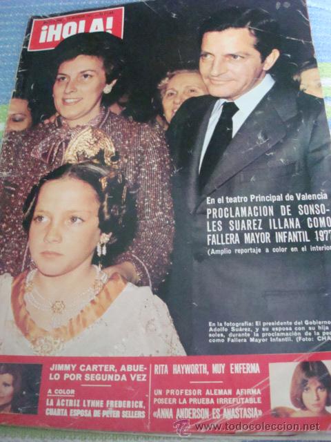 Coleccionismo de Revista Hola: ROMY SCHNEIDER- VICTORIA ABRIL- MARGAUX HEMINGWAY