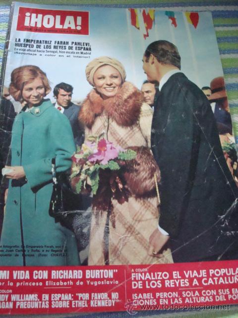 Coleccionismo de Revista Hola: RAPHAEL- RAFFAELLA CARRA- ISABEL PERON - Foto 1