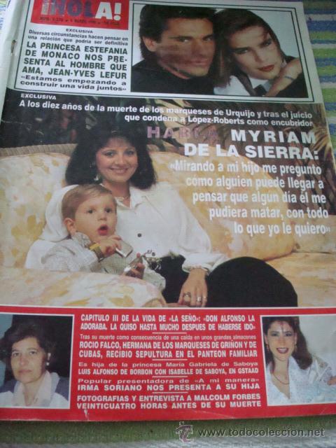 Collectionnisme de Magazine &iexcl;Hola!: MARTA SANCHEZ- LIZ TAYLOR- ESTEFANIA DE MONACO