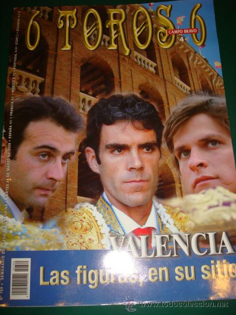 Collectionnisme de Magazine &iexcl;Hola!: 6 TOROS 6 N&ordm; 769 SEMANARIO TAURINO
