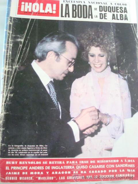 Coleccionismo de Revista Hola: JACKIE KENNEDY- JULIO IGLESIAS- FARRAH FAWCETT- ROCIO DURCAL- DUQUESA DE ALBA