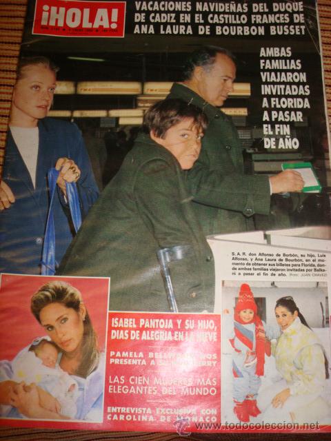 Coleccionismo de Revista Hola: NORMA DUVAL- ESTEFANIA DE MONACO- INFANTA CRISTINA- PRINCESA DIANA- ALFONSO DE BORBON