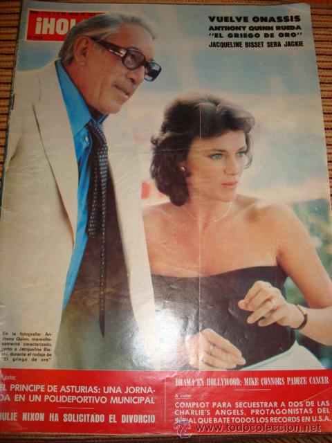 Coleccionismo de Revista Hola: JACKIE KENNEDY- FARRAH FAWCETT- MARISOL- DAVID CARRADINE