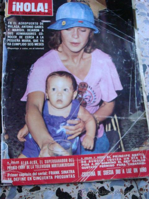 Coleccionismo de Revista Hola: MARISOL- ISABELLE ADJANI- JACKIE KENNEDY- BRIGITTE BARDOT