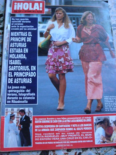 Coleccionismo de Revista Hola: BERTIN OSBORNE- ROBERT REDFORD- JACKIE LANE