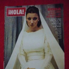 Coleccionismo de Revista Hola: REVISTA HOLA ! -Nº 1591- 22/ 02 / 1975 - PORTADA BODA BELÉN ORDOÑEZ DOMINGUÍN...(LEER +)
