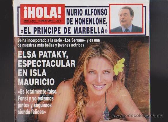 Collezionismo di Rivista &iexcl;Hola!: &iexcl; HOLA ! N&ordm; 3101 - 8 ENERO 2004 - 1,80 &euro;