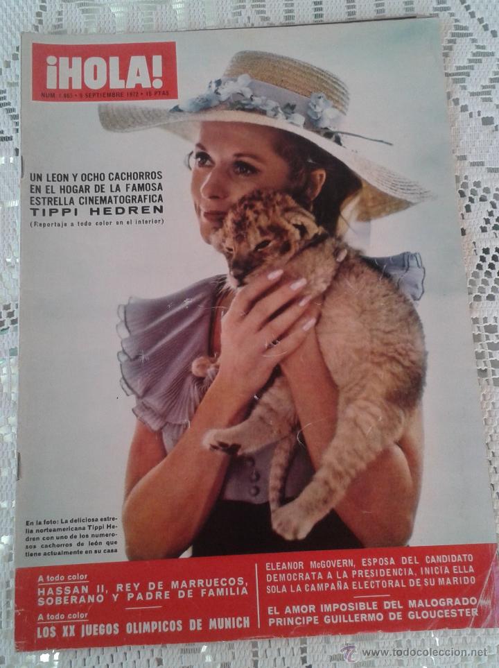 Collectionnisme de Magazine &iexcl;Hola!: REVISTA HOLA N&ordm; 1.463 9 SEPTIEMBRE 1972