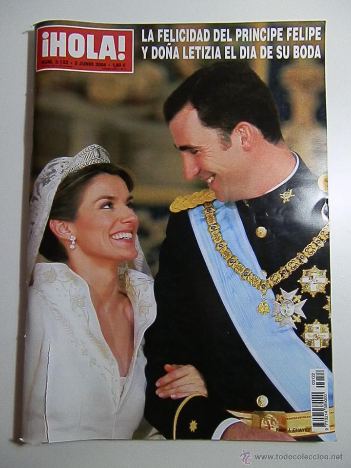 Collezionismo di Rivista &iexcl;Hola!: REPORTAJE DE LA BODA DE LOS ACTUALES REYES DE ESPA&Ntilde;A EN 2004
