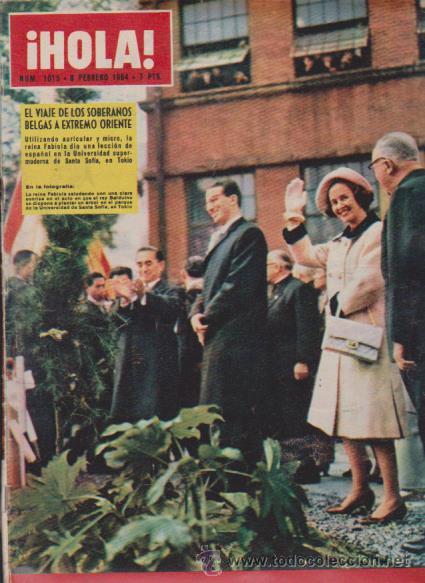 Collezionismo di Rivista &iexcl;Hola!: &iexcl; HOLA ! N&ordm; 1015 - 8 FEBRERO 1964 - 7 PTS.