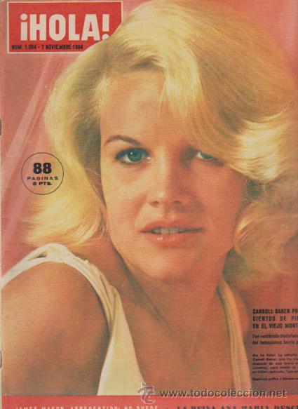 Colecionismo da Revista &iexcl;Hola!: &iexcl; HOLA ! N&ordm; 1054 - 7 NOVIEMBRE 1964 - 8 PTS.