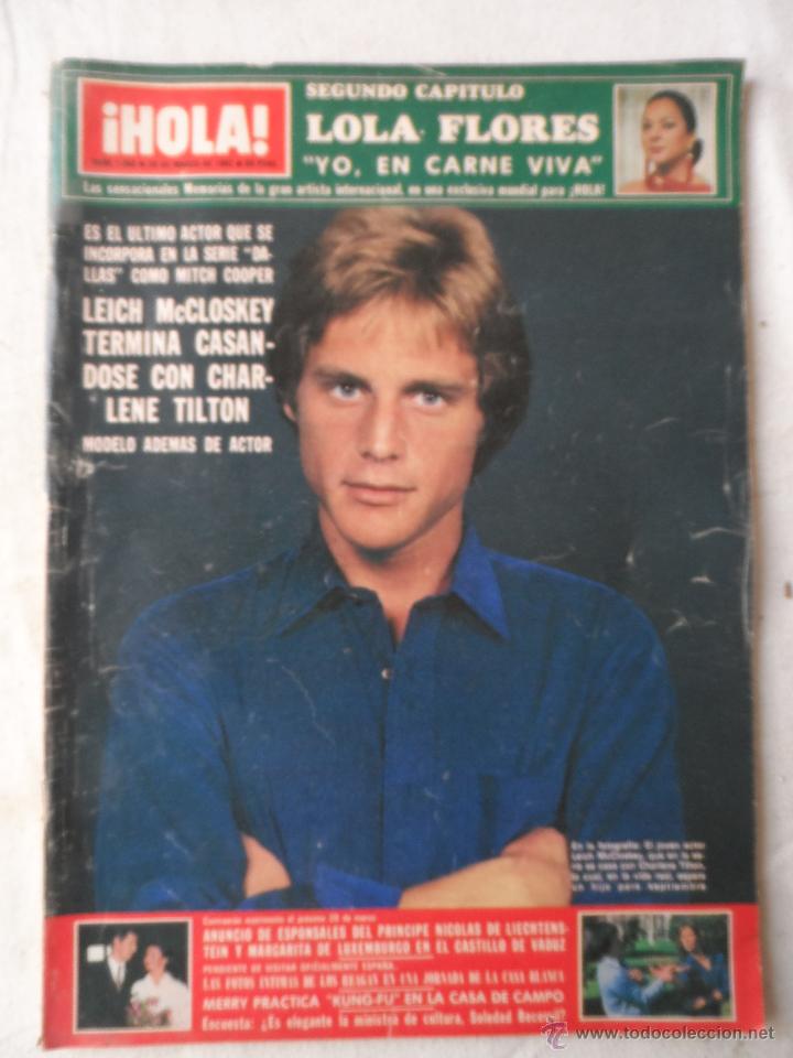 Collectionnisme de Magazine &iexcl;Hola!: revista hola 1960 20 marzo 1982 - lola flores - serie dallas leich mc closkey