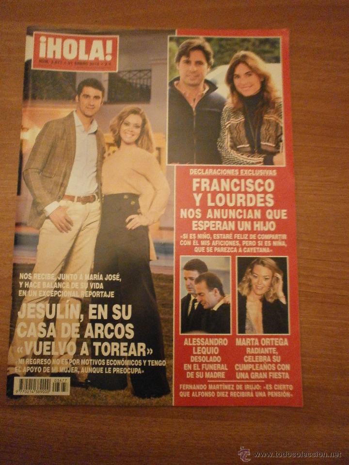 Colecionismo da Revista &iexcl;Hola!: HOLA  N&ordm; 3677- 21 ENERO 2015 -