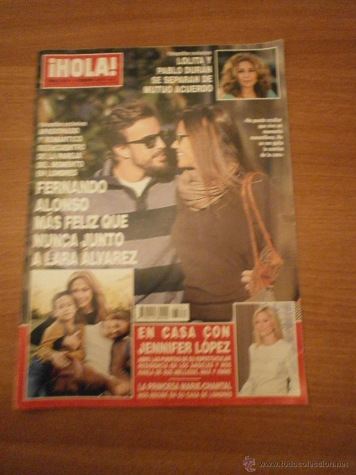 Colecionismo da Revista &iexcl;Hola!: HOLA  N&ordm; 3679 - 4 FEBRERO 2015