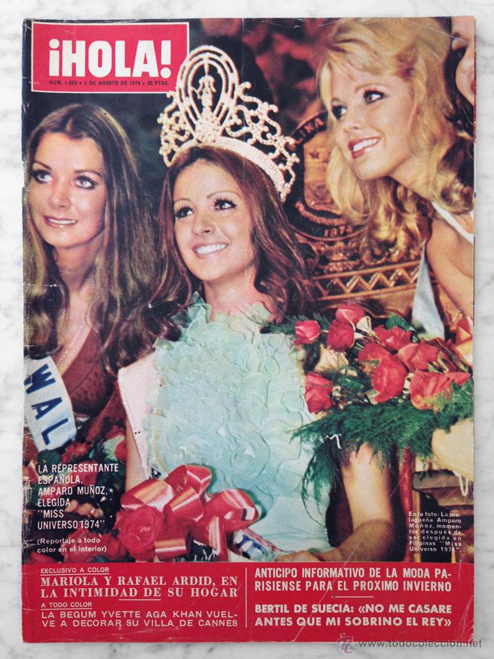 Munoz miss universe 1974 amparo Miss Universe