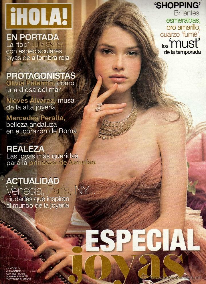 Colecionismo da Revista &iexcl;Hola!: REVISTA &iexcl;HOLA! - ESPECIAL JOYAS - 88 p&aacute;ginas &middot; En portada: JULIA SANER