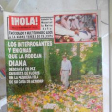 Coleccionismo de Revista Hola: REVISTA HOLA MAGAZINE 1997.PRINCESA DIANA,ROCIO JURADO,SOFIA VERGARA. Lote 52005359
