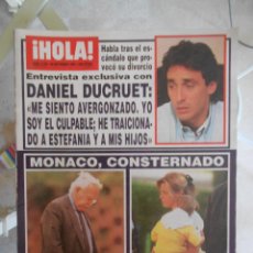 Coleccionismo de Revista Hola: REVISTA HOLA MAGAZINE 1996.ESTEFANIA,DANIEL DUCRUET,RANIERO,EVA HERZIGOVA. Lote 52005444