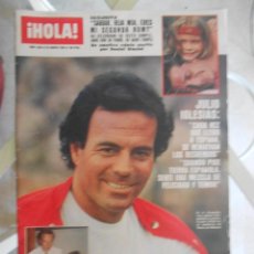 Coleccionismo de Revista Hola: REVISTA HOLA MAGAZINE 1983.JULIO IGLESIAS,MARIA ASTRID,DANIEL BIASINI. Lote 52005816