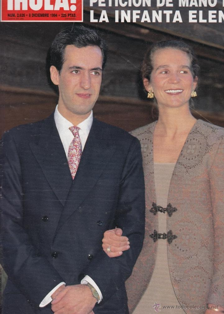 Coleccionismo de Revista Hola: REVISTA HOLA N&ordm; 2626 A&Ntilde;O 1994. PETICION DE LA MANO DE LA INFANTA ELENA.