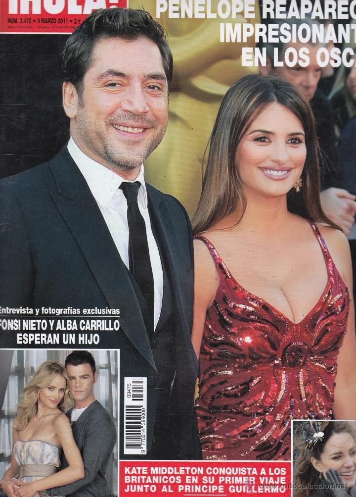 Collectionnisme de Magazine &iexcl;Hola!: REVISTA HOLA N&ordm; 3475 A&Ntilde;O 2011. PENELOPE CRUZ Y JAVEIR BARDEM. FONSI NIETO Y ALBA CARRILLO. MIDDLETON