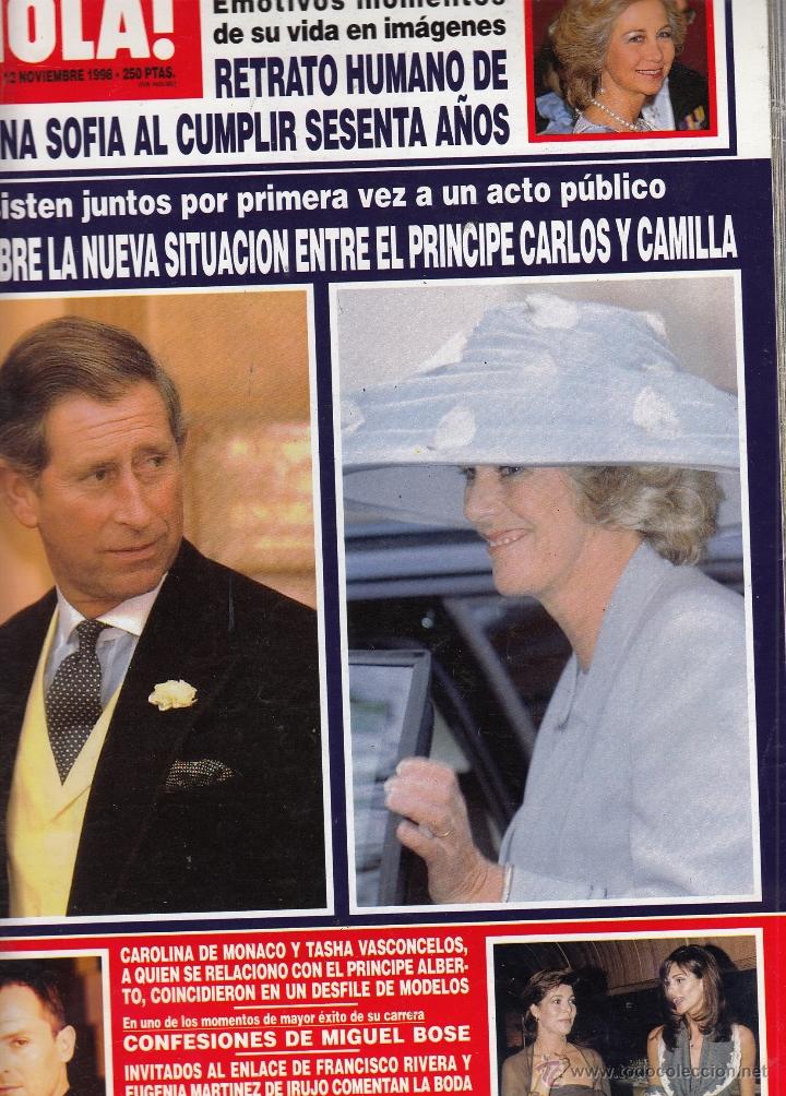 Coleccionismo de Revista Hola: REVISTA HOLA N&ordm; 2831 A&Ntilde;O 1998. REINA SOFIA. PRINCIPE CARLOS Y CAMILA.CAROLINA DE MONACO MIGUEL BOSE.