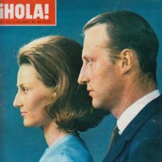 Collezionismo di Rivista ¡Hola!: REVISTA HOLA Nº 1253 AÑO 1968. HARALD Y SONIO DE NORUEGA MARIDO Y MUJER. JUAN CARLOS Y SOFIA. 