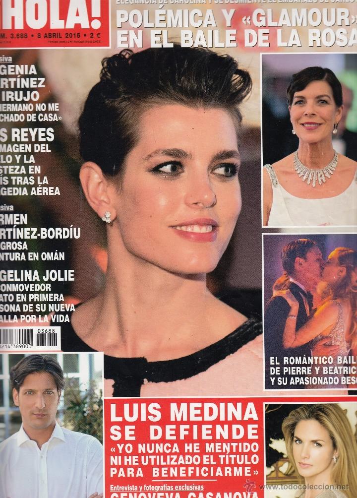 Sammeln von Zeitschriften &iexcl;Hola!: REVISTA HOLA N&ordm; 3688 A&Ntilde;O 2015. GENOVENA CASANOVA. EUTENIA MARTINEZ DE IRUJO. CAMEN MARTINEZ-BORDIU.