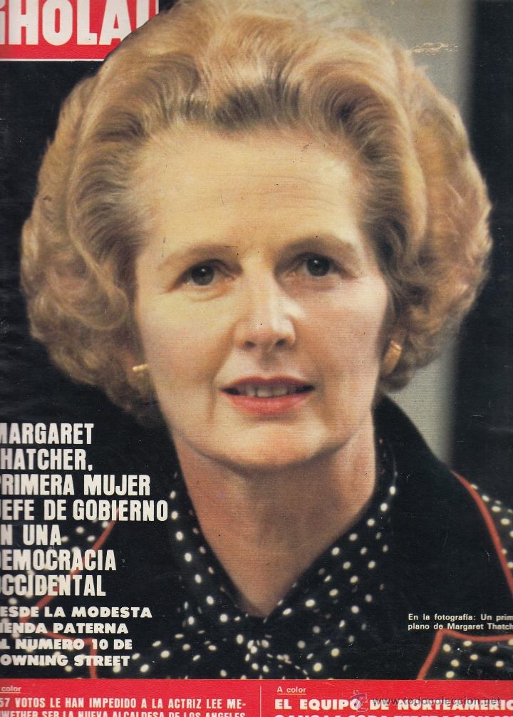 Sammeln von Zeitschriften &iexcl;Hola!: REVISTA HOLA N&ordm; 1812 A&Ntilde;O 1979. MARGARET THATCHER. MODA PRET-A-PORTER. JOHN WAYNE. CHRIS EVERT.