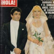 Collezionismo di Rivista ¡Hola!: REVISTA HOLA Nº 1848 AÑO 1980. BODA BARBARA REY Y ANGEL CRISTO. CONDEDIDA SEPARACION DUQUES DE CADIZ