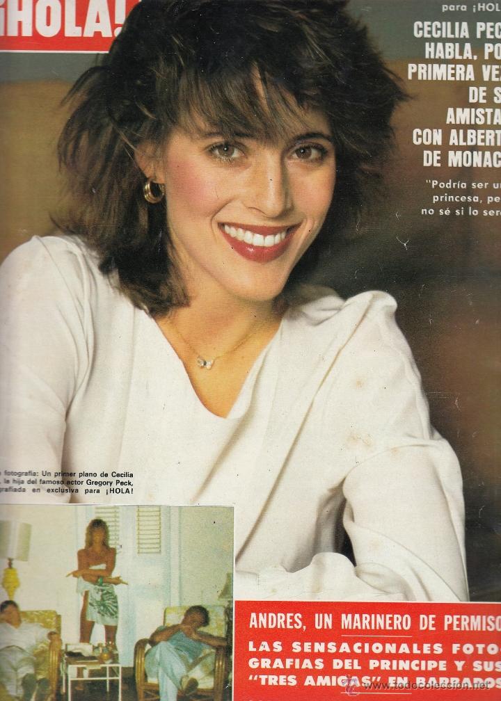 Sammeln von Zeitschriften &iexcl;Hola!: REVISTA HOLA N&ordm; 2016 A&Ntilde;O 1983. CECILIA PECK.
