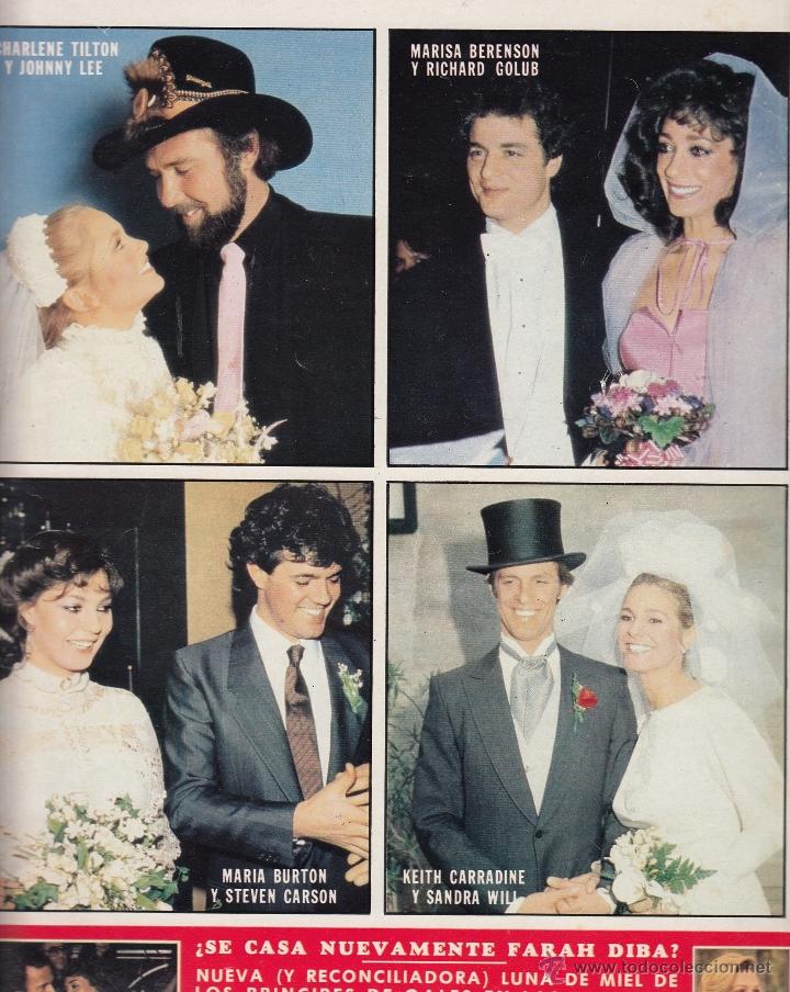 Collezionismo di Rivista &iexcl;Hola!: REVISTA HOLA N&ordm; 1858 A&Ntilde;O 1982. 4 BODAS. CHARLENE TINLTON. MARISA BERENSON. MARIA BURTON. CARRADINE.