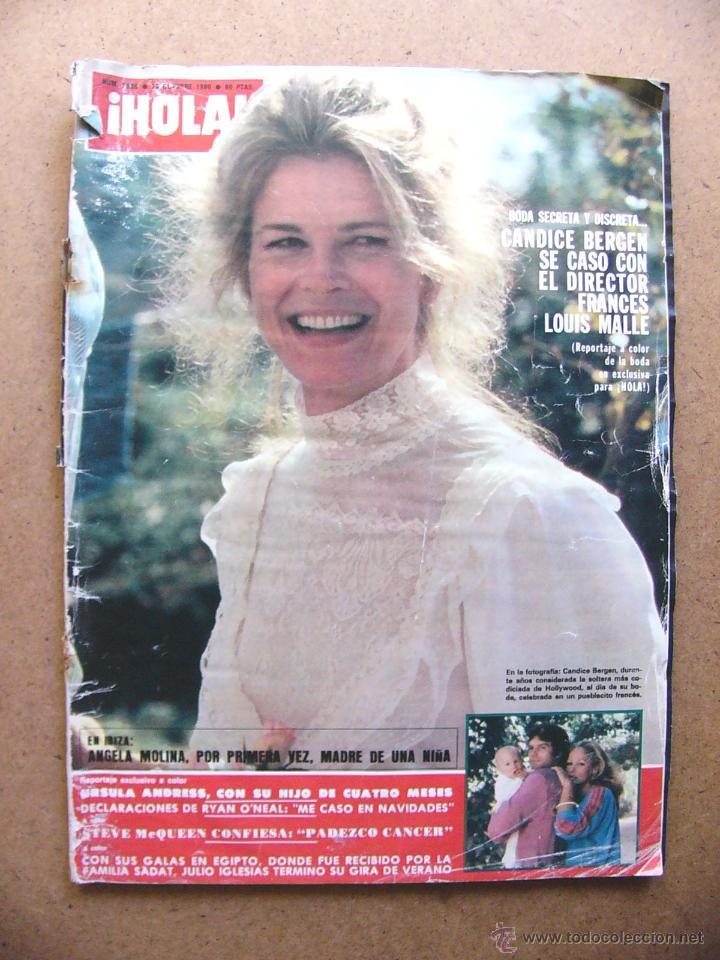 Colecionismo da Revista &iexcl;Hola!: Hola 1886 Candice Bergen Lauren Tewes Camilo Sexto Roman Lolita Ursula Andress Farrah Fawcett