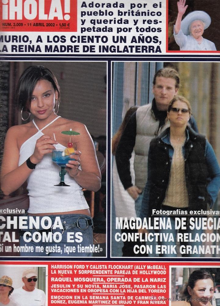 Sammeln von Zeitschriften &iexcl;Hola!: REVISTA HOLA N&ordm; 3009 A&Ntilde;O 2002. CHENOA. MAGDALENA DE SUECIA. REINA DE INGLATERRA. HARRISON FORD.