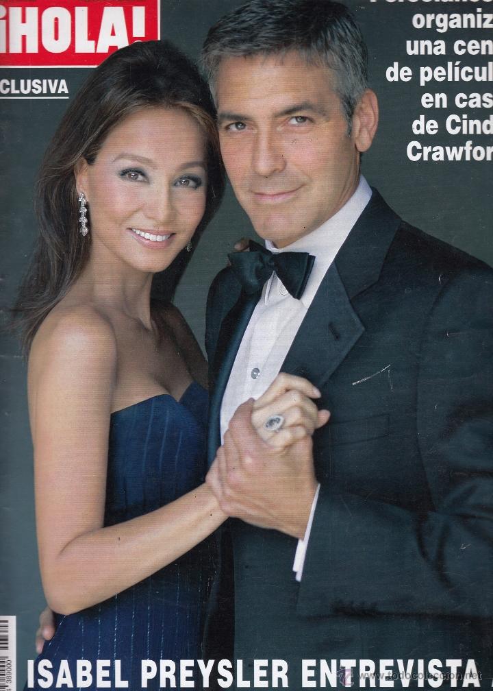 Coleccionismo de Revista Hola: REVISTA HOLA N&ordm; 3329 A&Ntilde;O 2008. ISABEL PREYSLER ENTREVISTA A GERORGE CLOONEY.