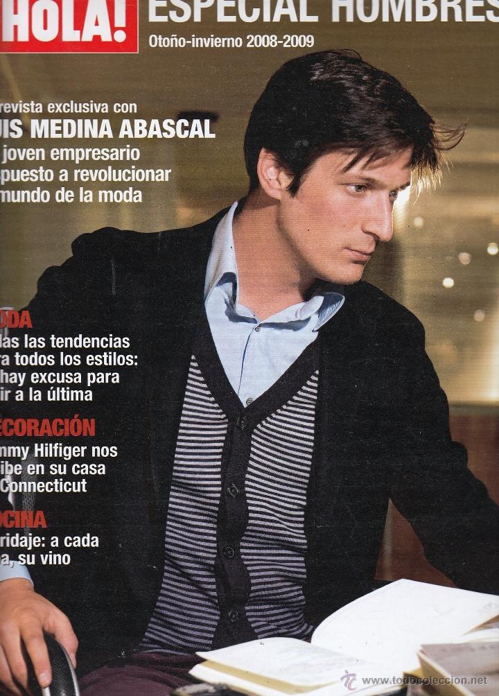 Coleccionismo de Revista Hola: REVISTA HOLA ESPECIAL HOMBRES OTO&Ntilde;O-INVIERNO 2008-2009.LUIS MIGUEL ABASCAL.MODA, DECORACION Y COCINA