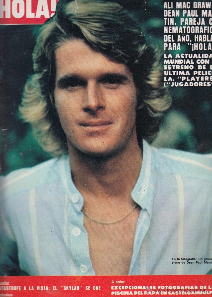 Sammeln von Zeitschriften &iexcl;Hola!: REVISTA HOLA N 1820 A&Ntilde;O 1979. ALI MAC GRAW Y DEAN PAUL MARTIN. PAPA EN CASTELGANSOLFO.