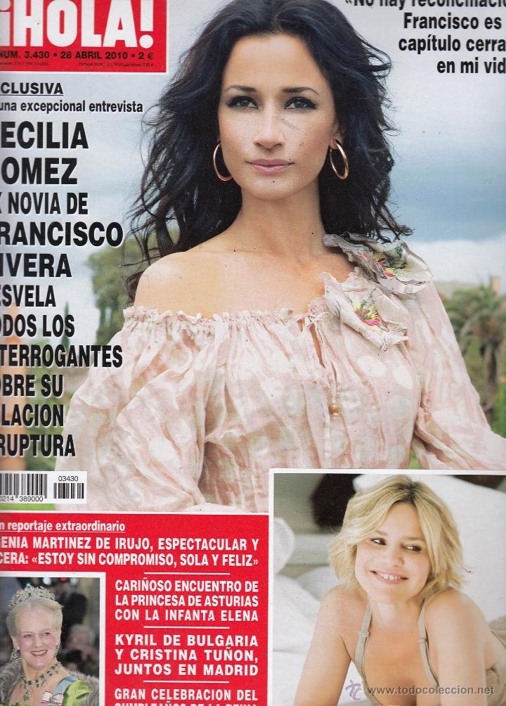 Sammeln von Zeitschriften &iexcl;Hola!: REVISTA HOLA N&ordm; 3430 A&Ntilde;O 2010. CECILIA GOMEZ. EUGENIA MARTINEZ DE IRUJO. KYRIL DE BULGARIA Y TU&Ntilde;ON.